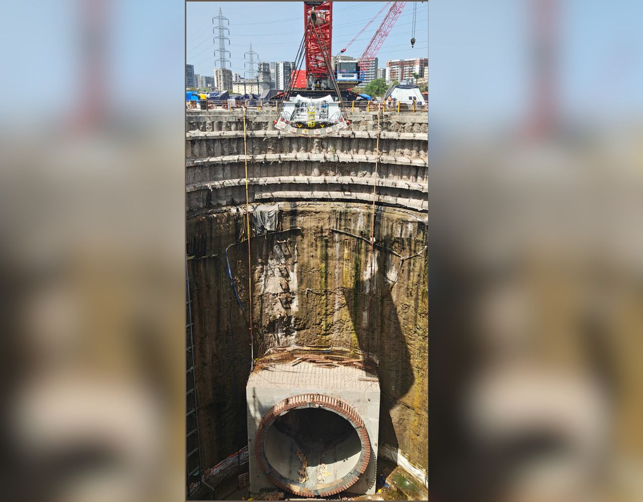 Assembly of Tunnel Boring Machine for Bullet Train Project Begins at Vikhroli, Maharashtra